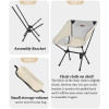 Tilda Steel Foldable Chair Singapore — Side View