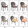 Harper Coffee Table Set Singapore — Dimensions
