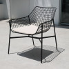 Percival Mesh Lounge Chair side view 2