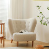 Henrik Wooden Lounge Chair in home setting — Singapore