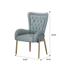 Catherine Dining Chair A: Off-White | Free Islandwide Delivery | Linear Furnishings Singapore