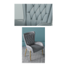 Catherine Dining Chair B: Gray | Free Islandwide Delivery | Linear Furnishings Singapore