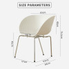 Rue Steel Frame Dining Chair Singapore — Detail View