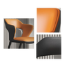 Raya Leather Dining Chair Detailed Image