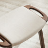Ingvar Wooden Stool Singapore — Detail View
