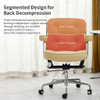 Segmented Back Decompression Design Gerd Leather Office Chair Singapore | Zoned Lumbar Support Home Office