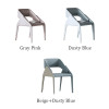 Shadi Microfiber Leather Chair Modern Style (4 Pieces) Singapore — Dimensions