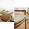 Tora Wooden Upholstered Dining Chair Nordic Style (4 Pieces) Singapore — Detail View