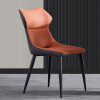 Dario Leather Dining Chair Nordic Style (4 Pieces) Singapore — Detail View