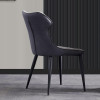 Dario Leather Dining Chair Nordic Style (4 Pieces) Singapore — Material Detail