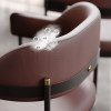 Marcelyn Dining Chair Camel(Flannel) | Free Islandwide Delivery | Linear Furnishings Singapore
