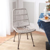 Gunhild PE Rattan Dining Chair Nordic Style (4 Pieces) Singapore — Material Detail