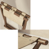 Dixon Wooden Foldable Stool Singapore — Side View