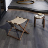 Dixon Wooden Foldable Stool Singapore — Detail View