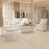 Braelyn Metallic Shoe Fitting Stool Singapore — Room Setting