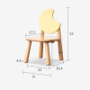 Adriel Wooden Stool Chair for Kids Singapore — Main View