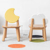 Adriel Wooden Stool Chair for Kids children's chair side view 1
