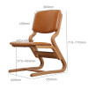 KENKO Height-Adjustable Wooden Study Chair Singapore — Main View