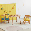 Scarlett Adjustable Wooden Kids' Stool Chair children's chair side view 1