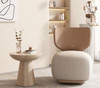 Luciana Leather Lounge Chair feature 1 — leather upholstery