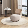 Luciana Leather Lounge Chair in home setting — Singapore
