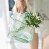 Sawyer Glass Handbag-Shaped Flower Vase Home Decor Singapore — Side View