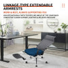 Office Scene Full Shot Beau Adjustable Office Chair Singapore | modern commercial workspace, full chair display