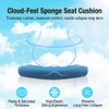Seat Cushion Close‑up Beau Adjustable Office Chair Singapore | high density foam cushion, comfortable seating surface