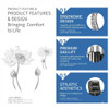 Ergonomic Design, Premium Gas Lift & Stylistic AestheticsIan Ergonomic Office Chair Singapore | Spinal Health, Smooth Height Adjustment, Modern Curved Backrest