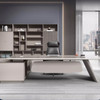 Bori Executive Desk Singapore dimensions — L180-240 x W180 x H75cm size chart