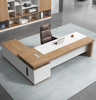 Inigo L-Shape Office Desk Singapore side cabinet — lockable drawer, CPU host compartment