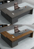Inigo L Shaped Office Desk in office setting — Linear Furnishings Singapore