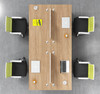 Lachlan Office Workstation in office setting — Linear Furnishings Singapore