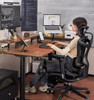 Tenley Height Adjustable Wooden Study Table Singapore | engineered wood, wood | Dimension
