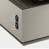 Roland Executive Desk Singapore detail — 500kg load-bearing slanted leg