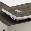 Roland Executive Desk Singapore password lock detail — 3-digit memory lock drawer