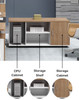 Ephraim Manager Desk detail view — Singapore office
