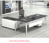 Ephraim Manager Desk Black And White Ephraim Manager Desk Black And White