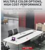Anzu Meeting Table Singapore | White Tabletop, Multiple Colour Options