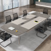 Dorian Conference Table Singapore - Main View Paint-Free Finish Meeting Room Table