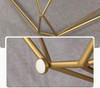 Elegante Tempered Glass Table Singapore — Side View