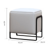 Einar Leather Dressing Stool Singapore — Main View