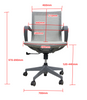Elva Mesh Office Chair Dimension A