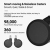 Caster Wheels Parts Elva Mesh Office Chair Singapore | smooth rolling chair wheels, replacement accessories