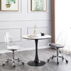 Isidore Acrylic Office Chair in home setting — Singapore