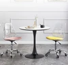 Isidore Acrylic Office Chair detail 1 — polypropylene(pp) + sponge + pu leather + steel