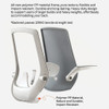 Adjustment Lever Close‑up Malin Ergonomic Office Chair Singapore | height tilt control lever, functional parts detail shot