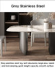 Francesco Italian Sintered Stone Dining Table Full-Body Material Singapore