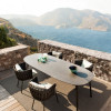 Solveig Textilene Fabric Outdoor Chair Scandinavian Style (2 Pieces) in home setting — Singapore