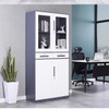 Hilde Steel Office Cabinet KN185 in office setting — Linear Furnishings Singapore